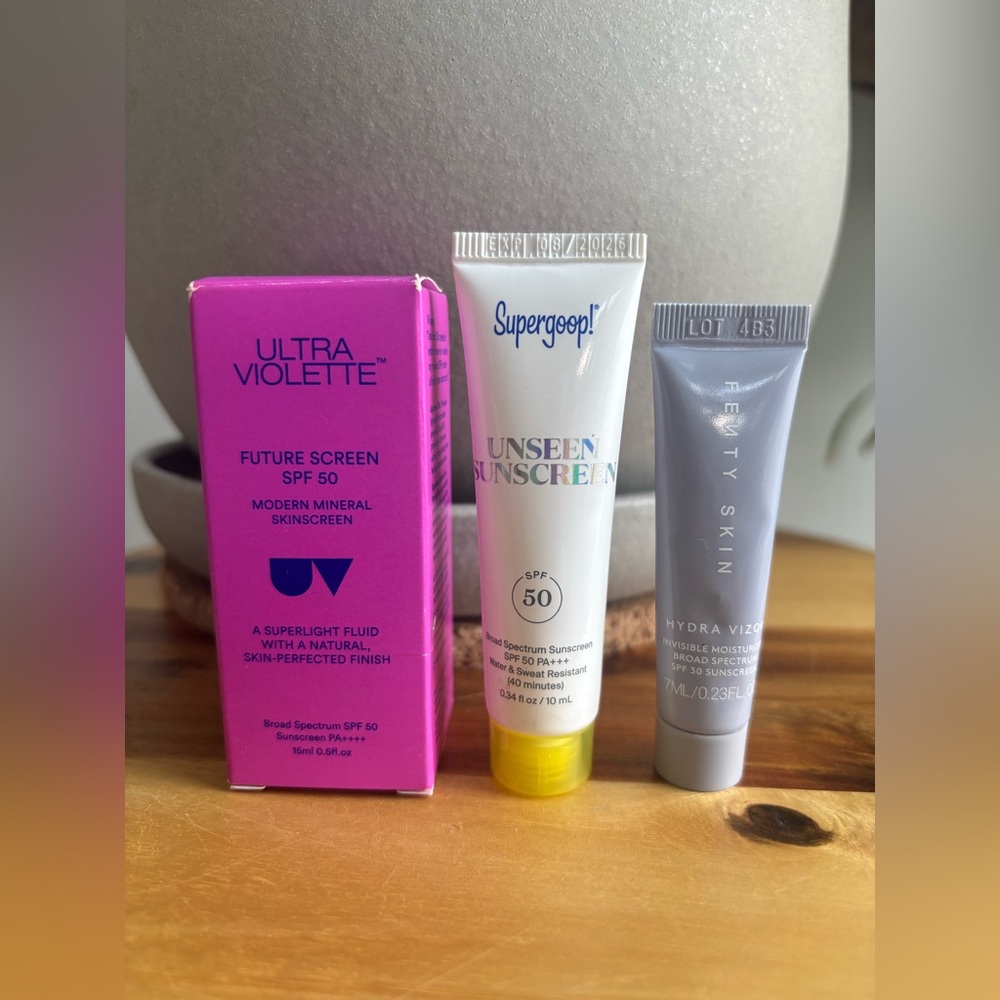 SPF Sample Sun Protection & Sunscreen Set - 3 minis